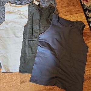 3 Womens tank tops medium